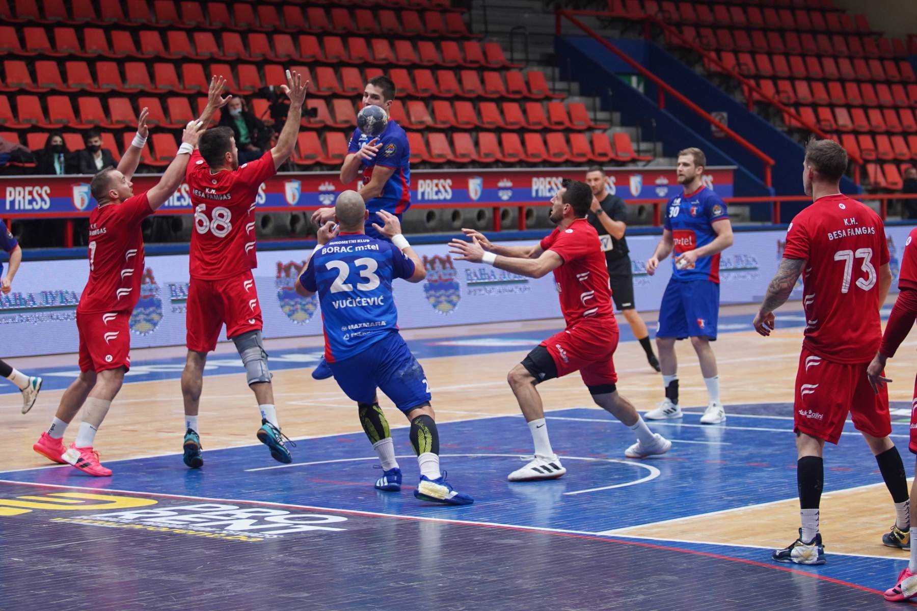 borac banjaluka rukomet kosovo transparent kosovo je srbija ispred hale