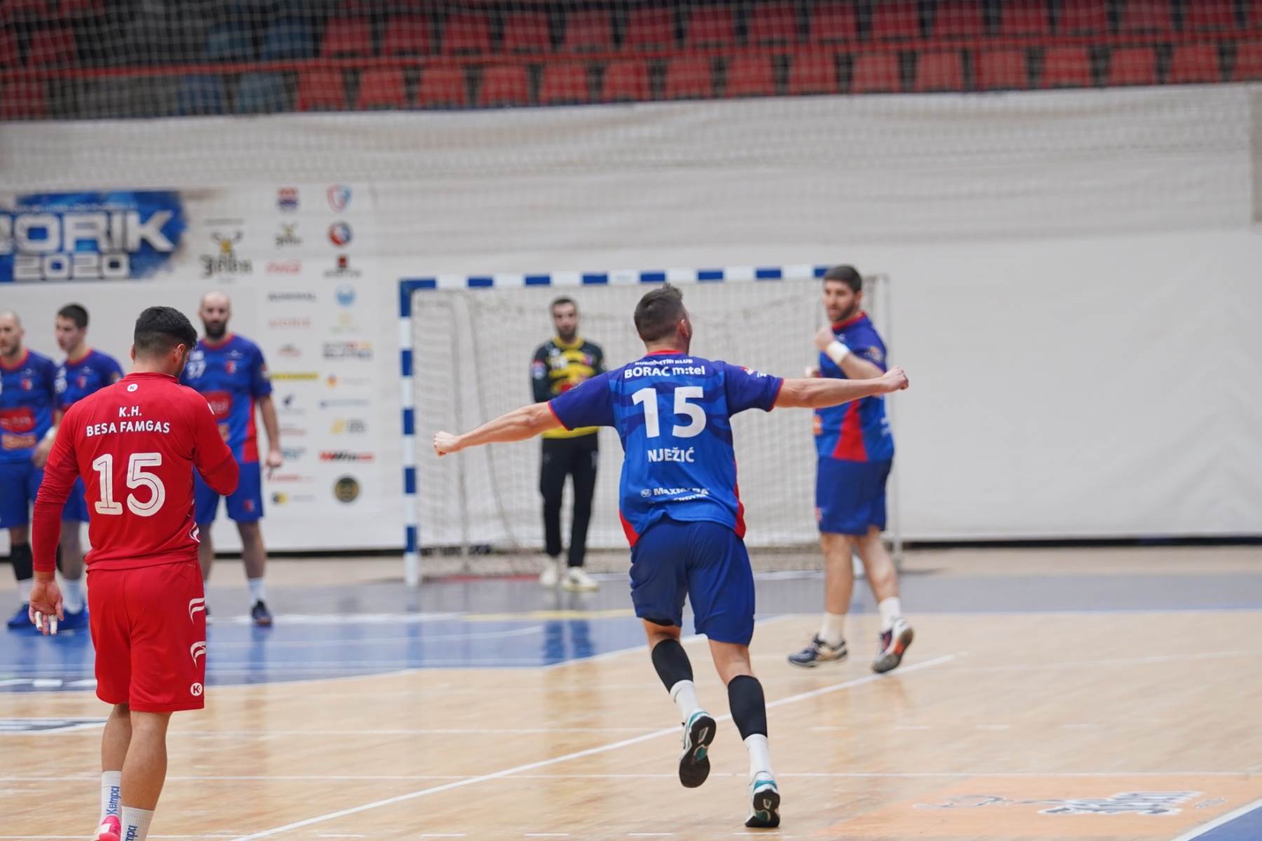 borac banjaluka rukomet kosovo transparent kosovo je srbija ispred hale