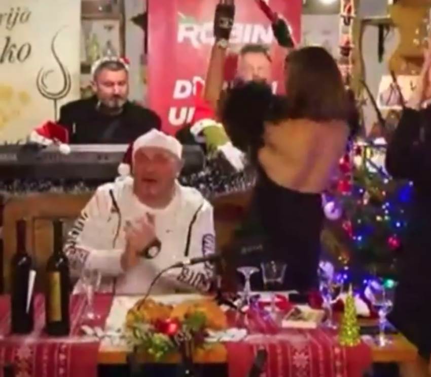 kristina mandarina ispale grudi nocna ptica foto