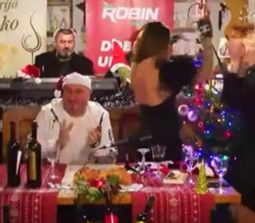 kristina mandarina ispale grudi nocna ptica foto