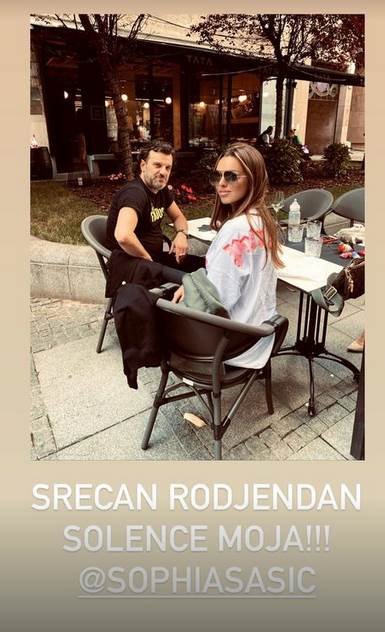sofija sasic rodjendan aca lukas cestitka sonja vuksanovic iznenadjenje instagram foto