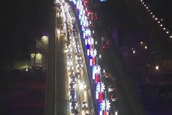 beograd novogodisnji praznici korona virus guzve mostovi foto