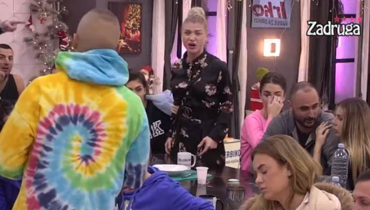 zadruga najnovije vesti milica kemez vuk mob svadja bora santana se udara tanjirem video