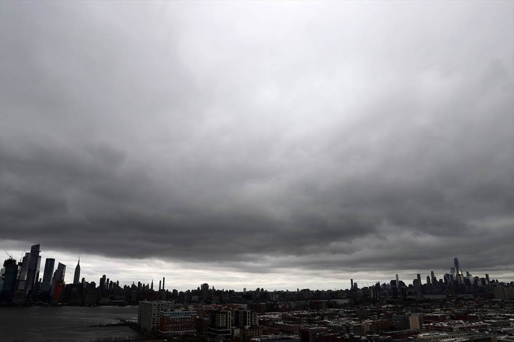 njujork nestanak struje mrak oluja božić fotografije