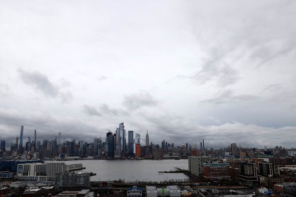 njujork nestanak struje mrak oluja božić fotografije