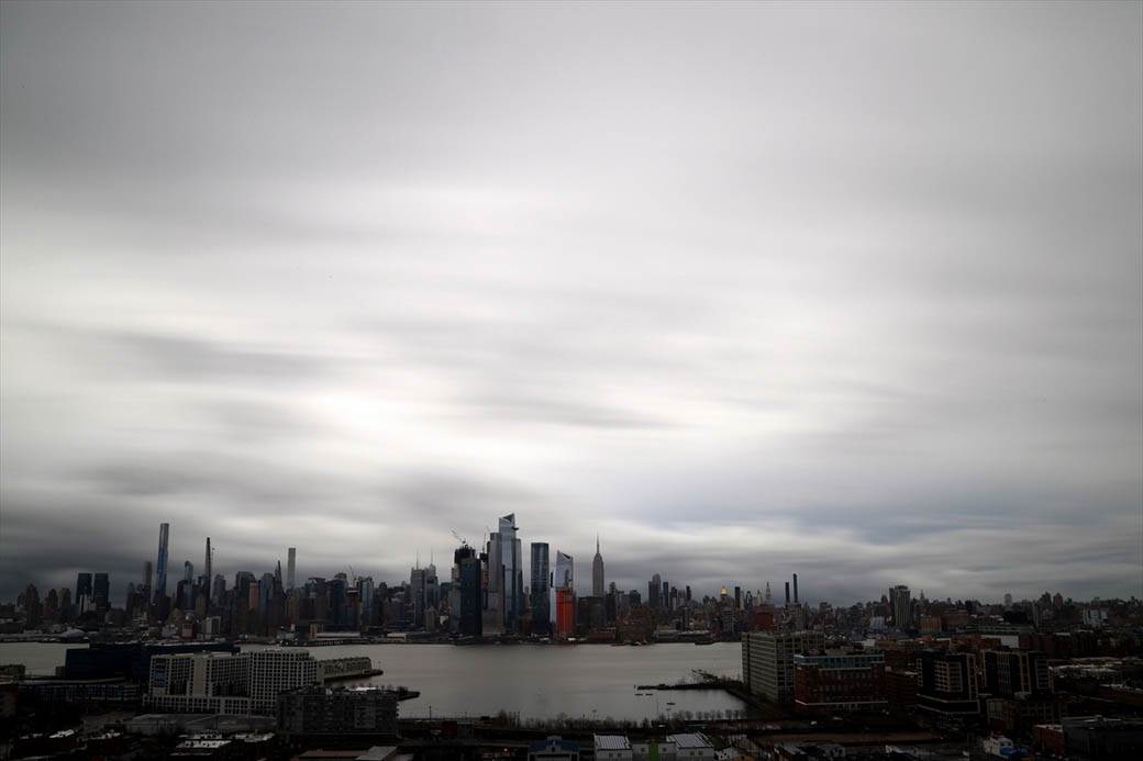 njujork nestanak struje mrak oluja božić fotografije
