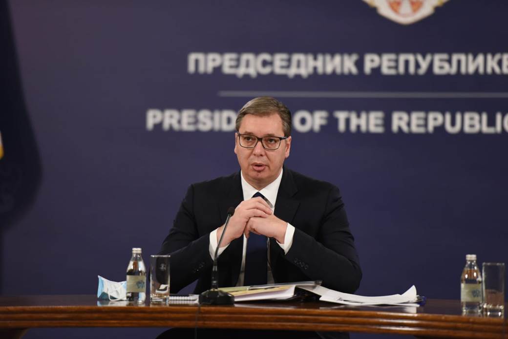 predsednik srbije aleksandar vucic godisnja konferencija za medije