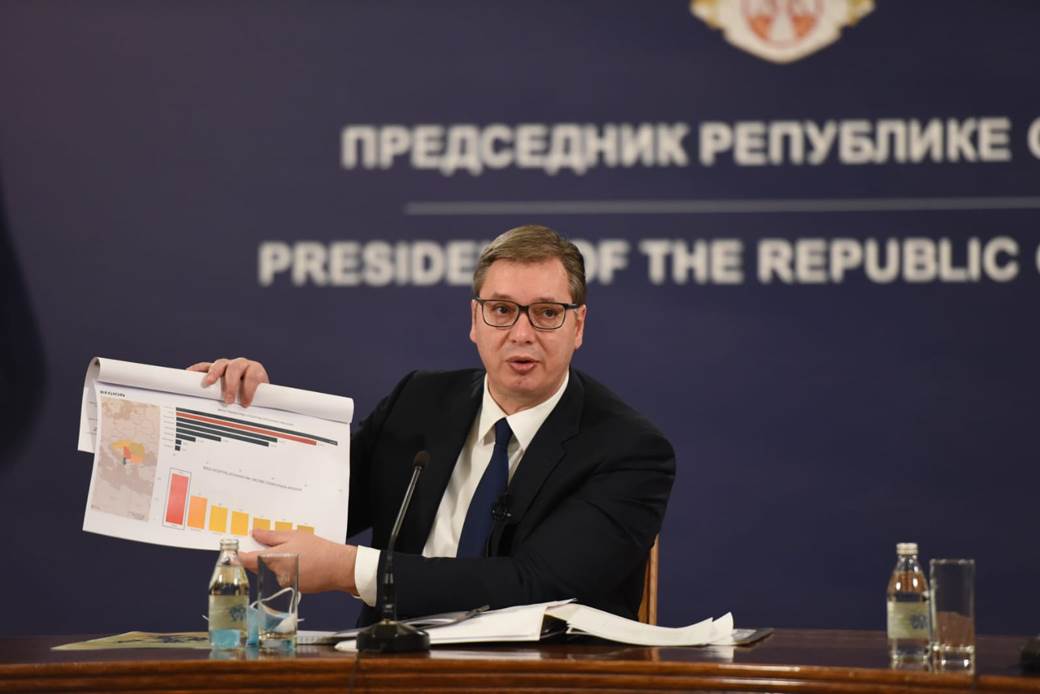 predsednik srbije aleksandar vucic godisnja konferencija za medije