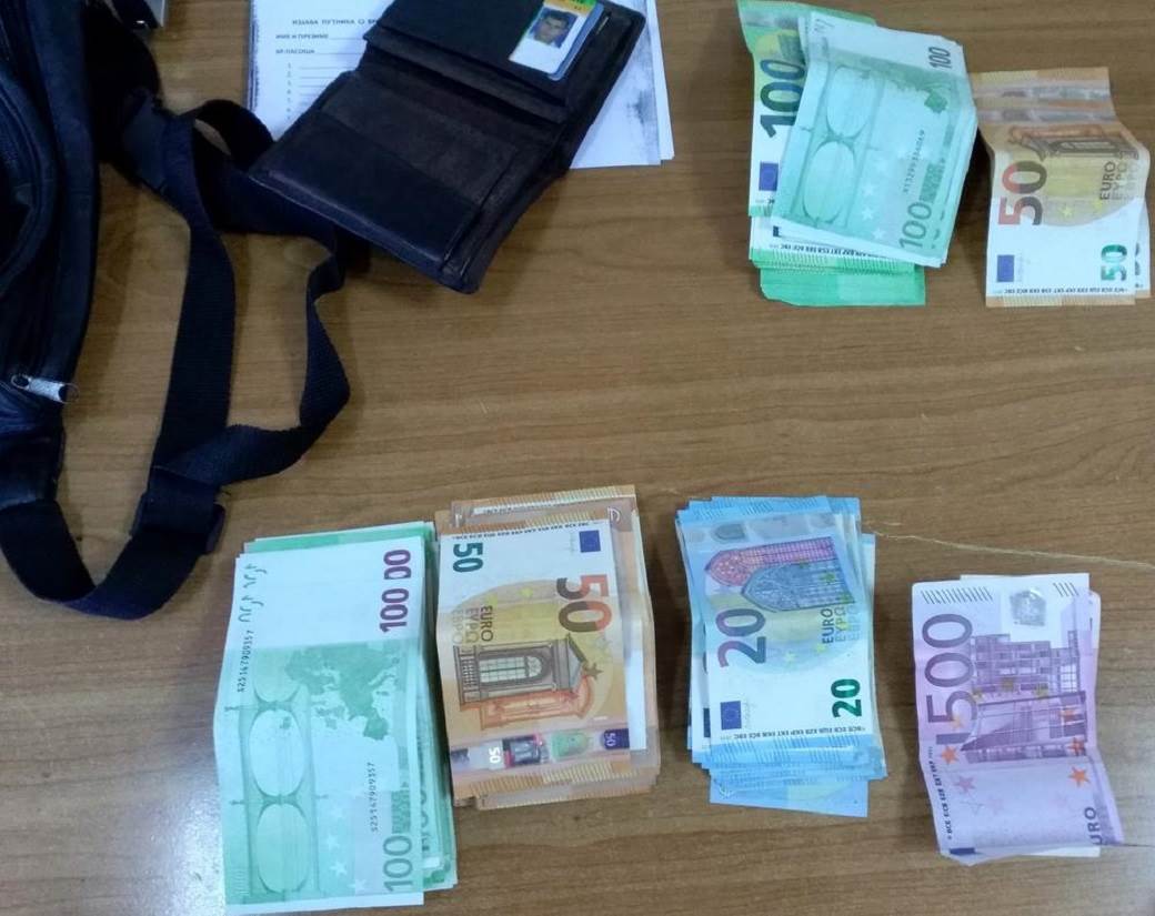 gradina prelaz zaplena evri prebacivanje novca preko granice