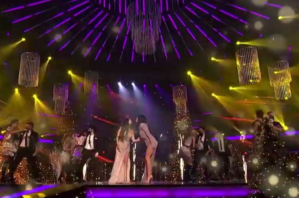 svetlana ceca raznatovic i anastasija nova godina program na rts 1 foto