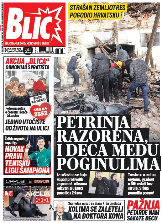 prelistavanje sutrasnje stampe 30 decembar 