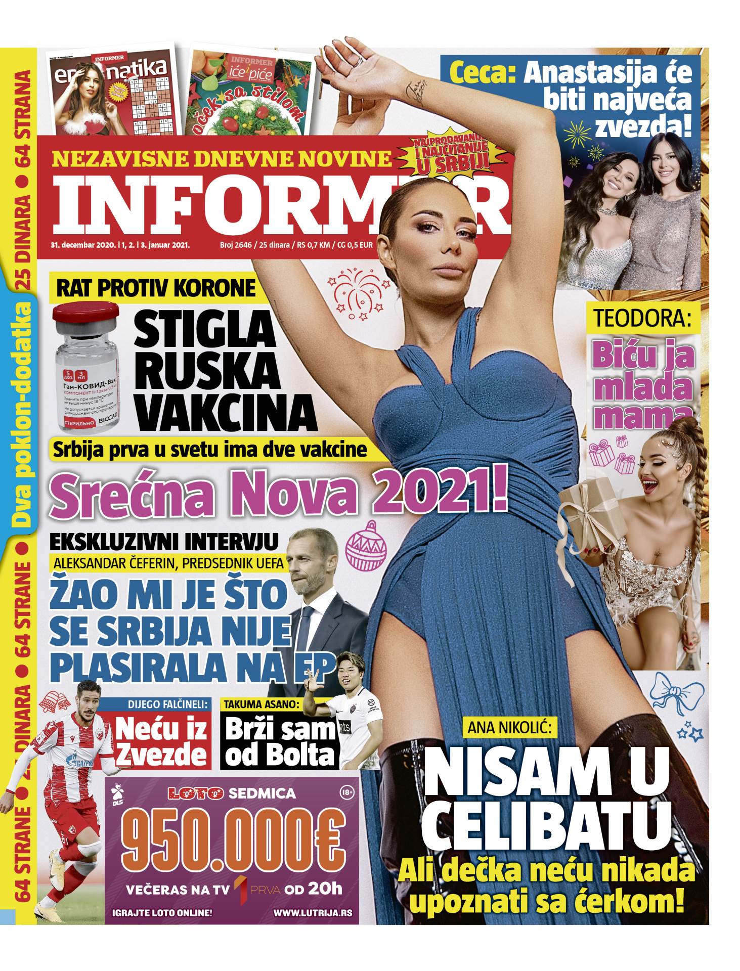 prelistavanje sutrasnje stampe 31. decembar