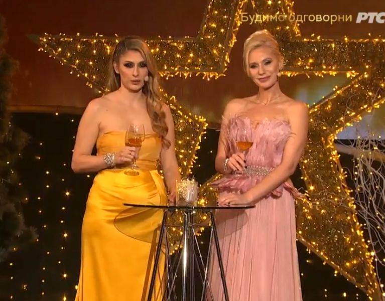 dragana kosjerina novogodisnji program voditeljke rts dekolte 