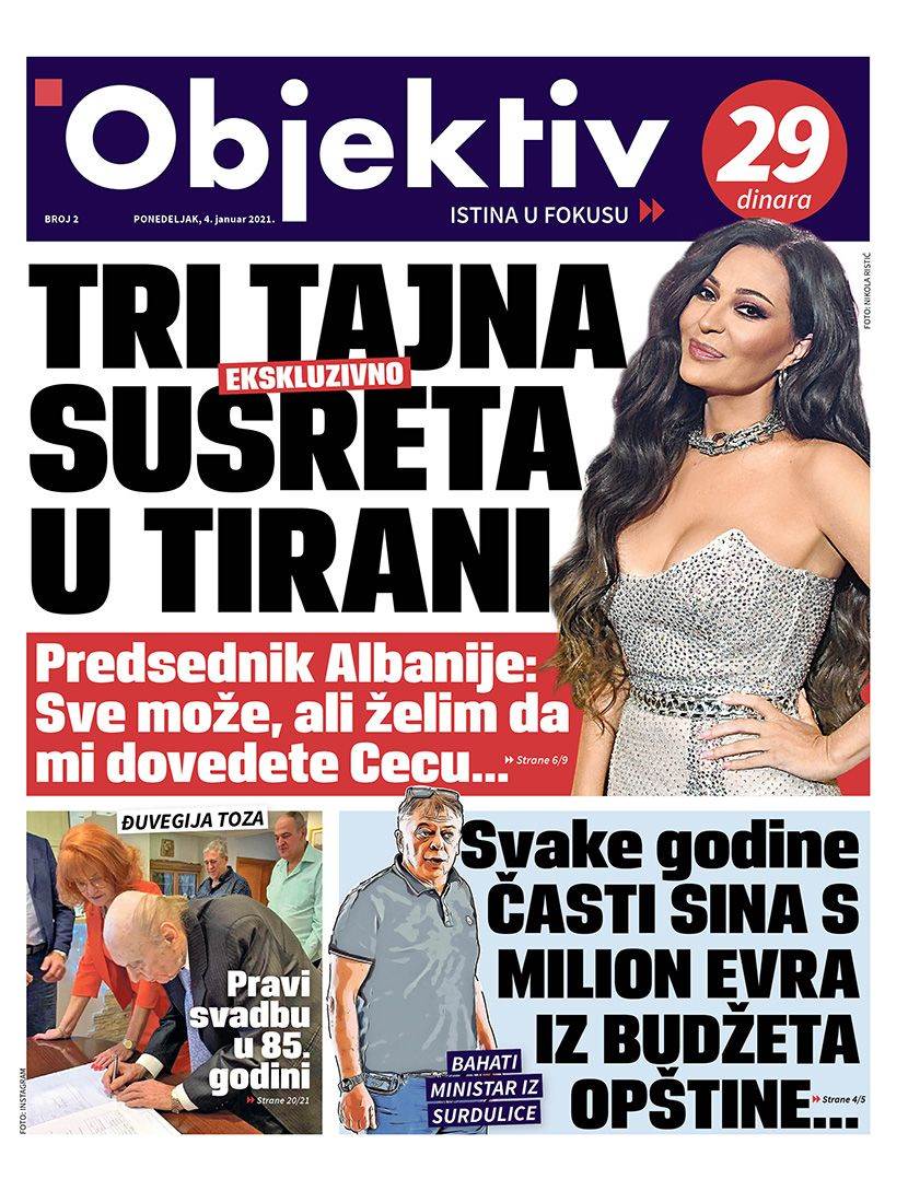 naslovne strane sutrasnje stampe 4 januar 2020