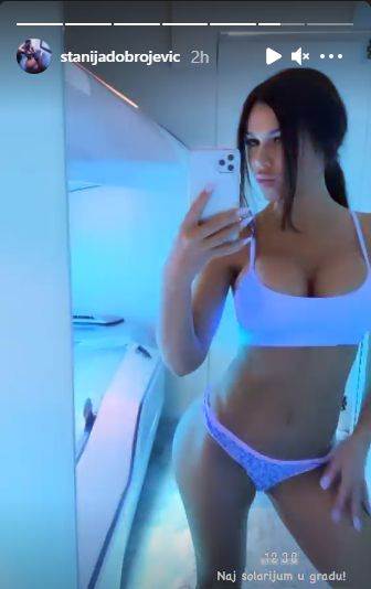 stanija dobrojevic grudi silikoni solarijum teretana trening