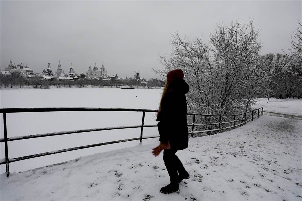 rusija kremlj izmailovo zima dvorac fotografije