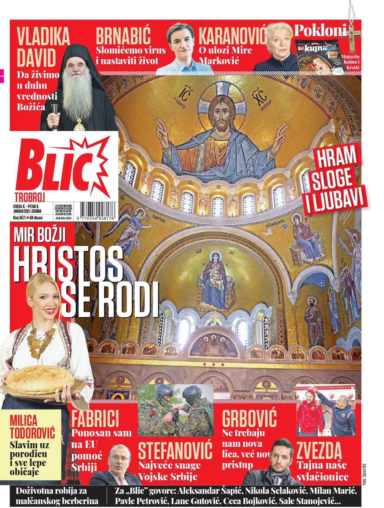 prelistavanje sutrasnje stampe 7 januar