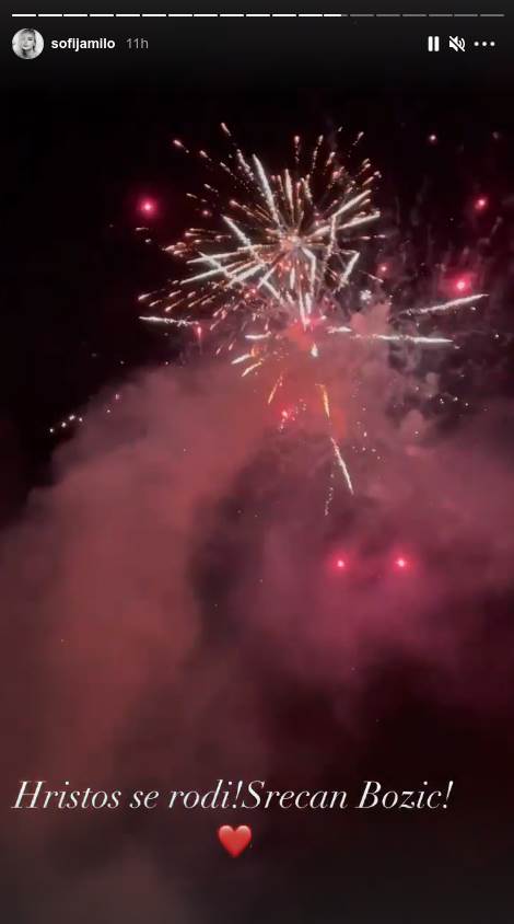 sofija milosevic mesi cesnicu instagram video