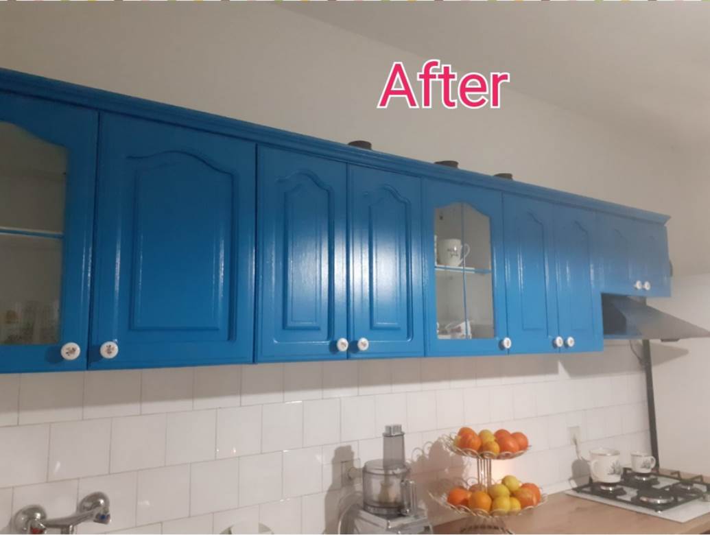 od starog namestaja napravila novi restauracija kuhinja