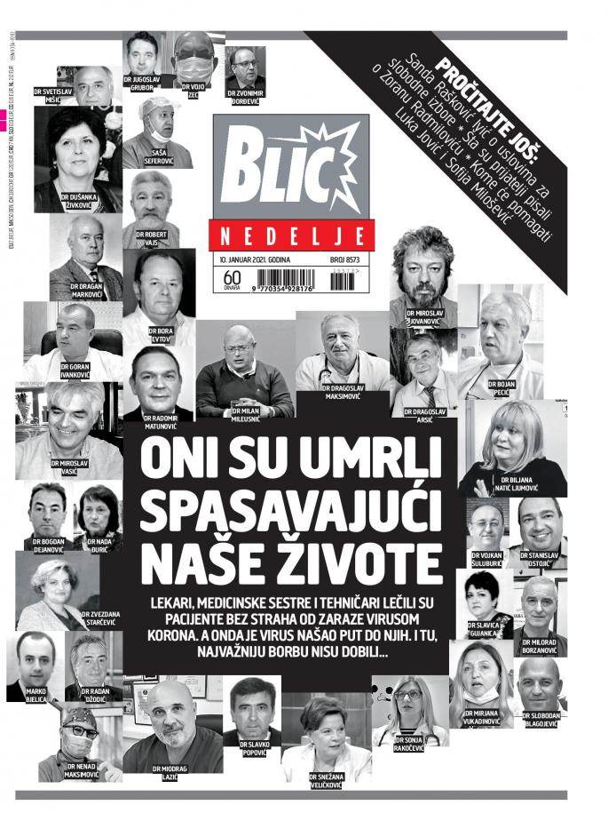 prelistavanje sutrasnje stampe 10 januar 2021