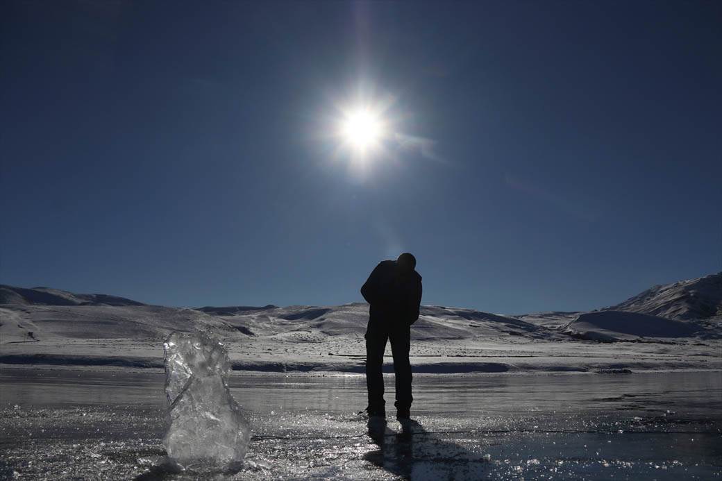 turska jezero balik zaledjeno turisticka atrakcija fotografije