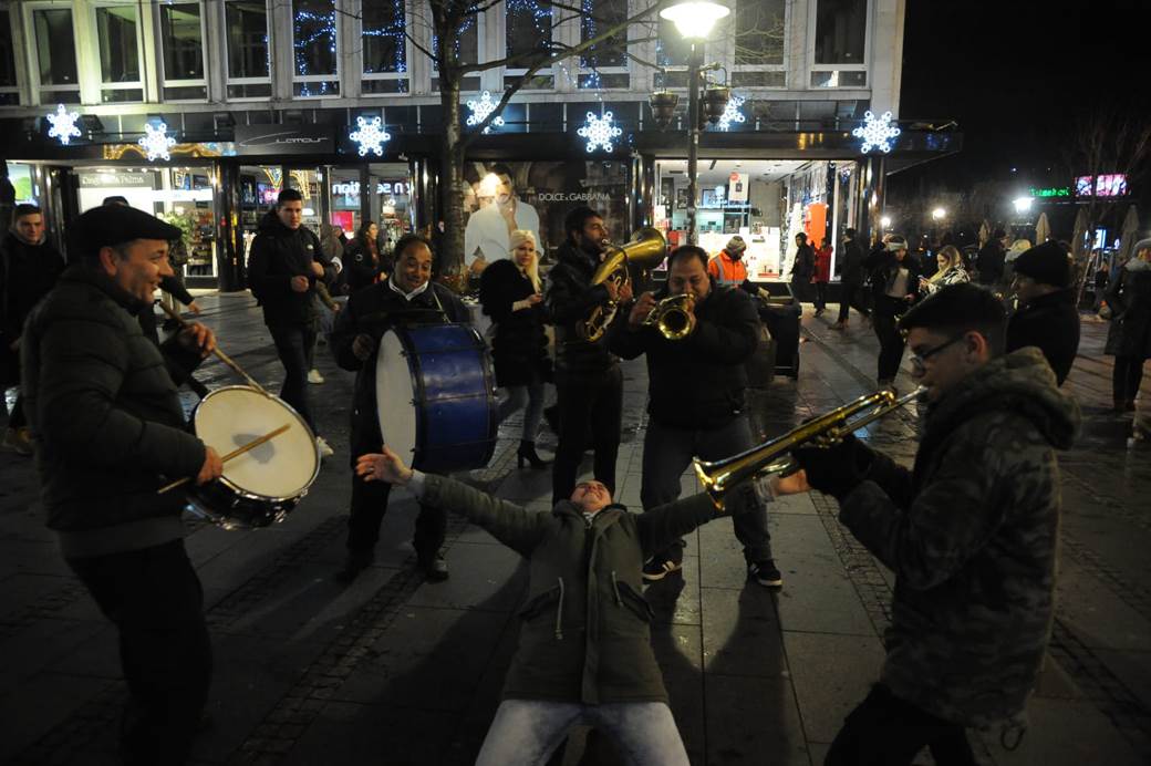 pravoslavna nova godina 2021 trubaci beograd docek trg republike fotograifje