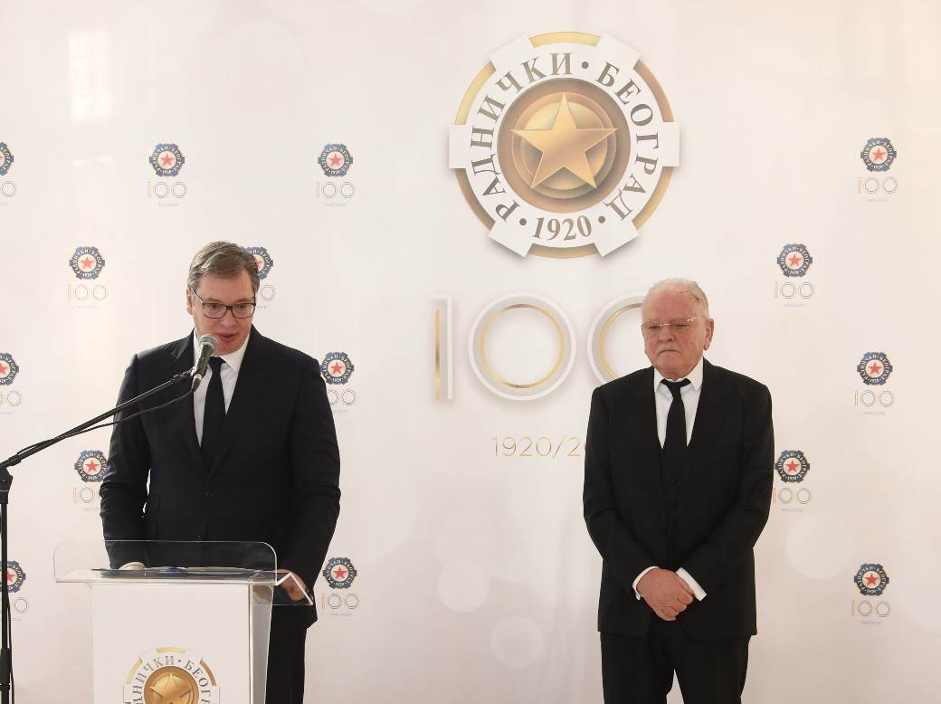 aleksandar vučić dušan duda ivković partija šaha 100 godina košarkaškog kluba radnički