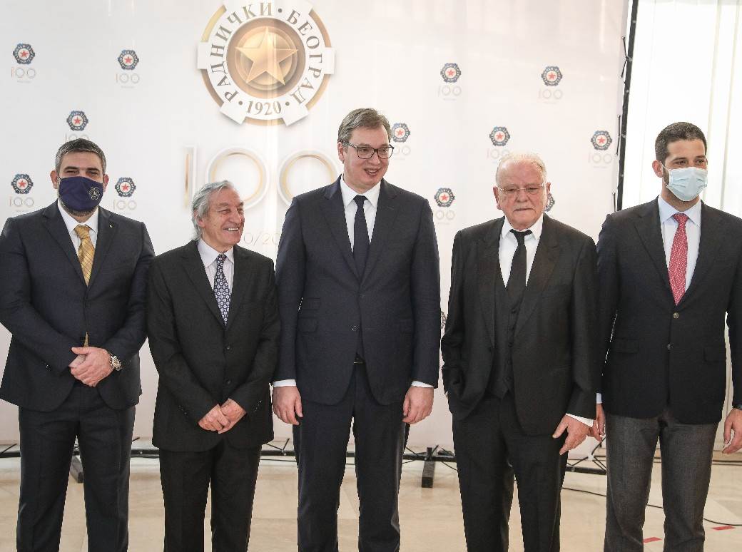 aleksandar vučić dušan duda ivković partija šaha 100 godina košarkaškog kluba radnički