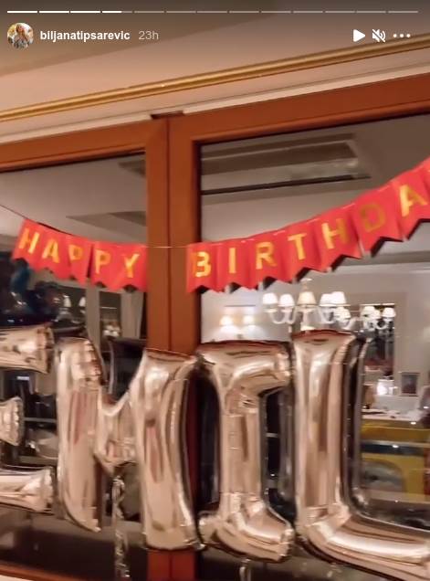 biljana tipsarevic cerka rodjendan emili instagram foto video