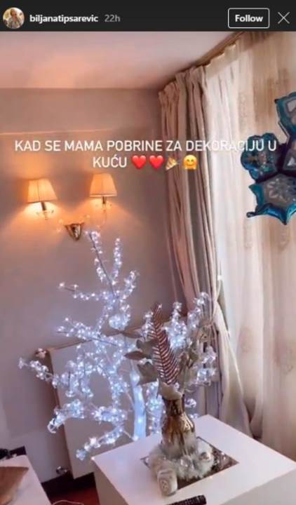biljana tipsarevic cerka rodjendan emili instagram foto video