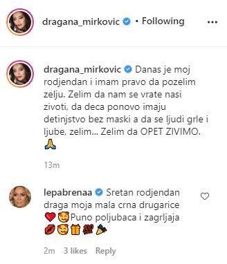 dragana mirkovic rodjendan slavlje torta cestitka lepa brena