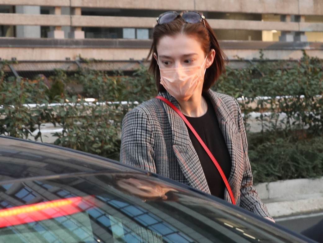 iva ilincic sutra u tuzilastvu daje izjavu