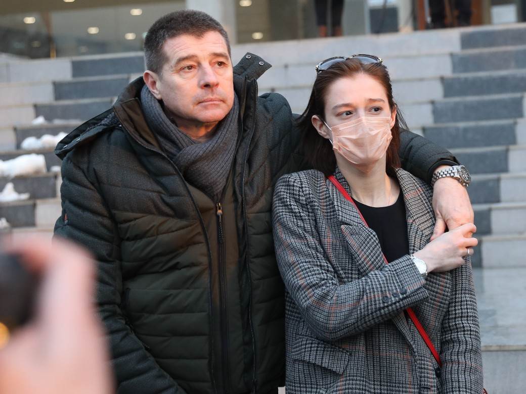 iva ilincic sutra u tuzilastvu daje izjavu