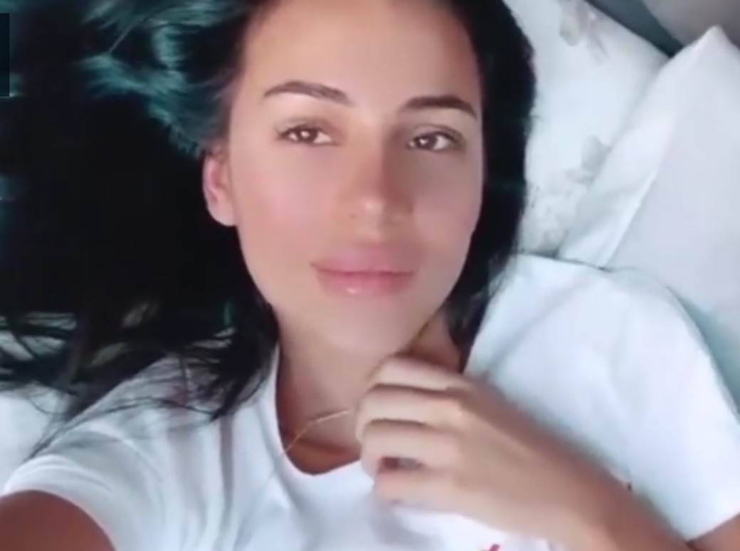 anastasija raznatovic frizura instagram