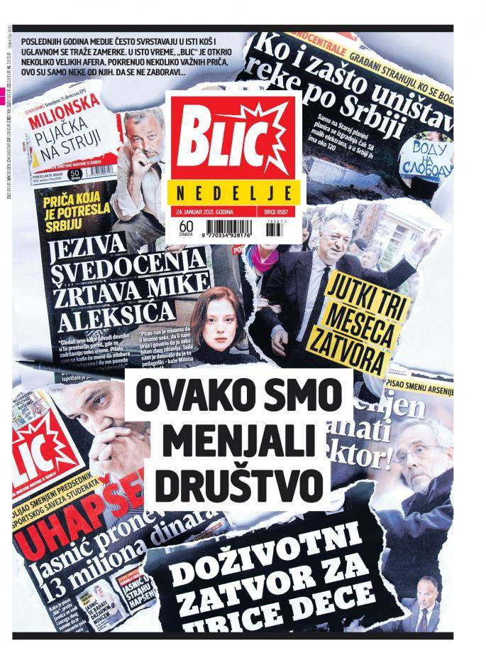 prelistavanje sutrasnje stampe 24 januar