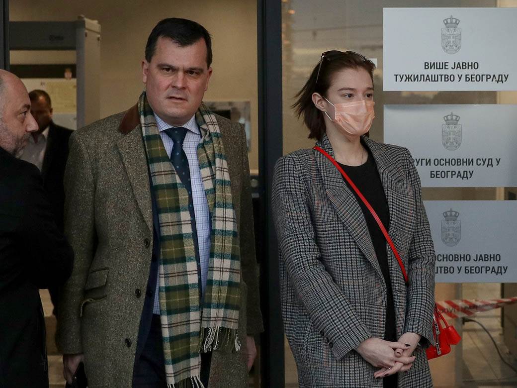 iva ilincic sutra u tuzilastvu daje izjavu