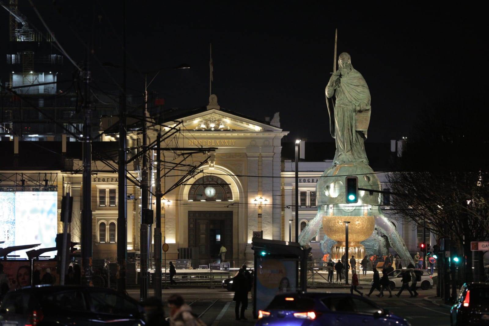 stefan nemanja spomenik otvaranje snimak