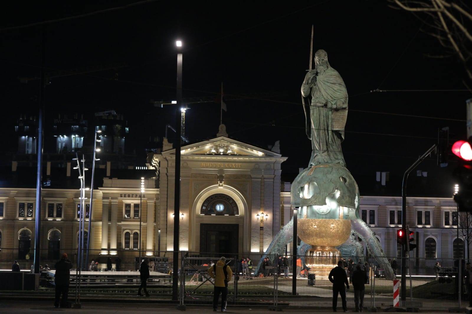 stefan nemanja spomenik otvaranje snimak