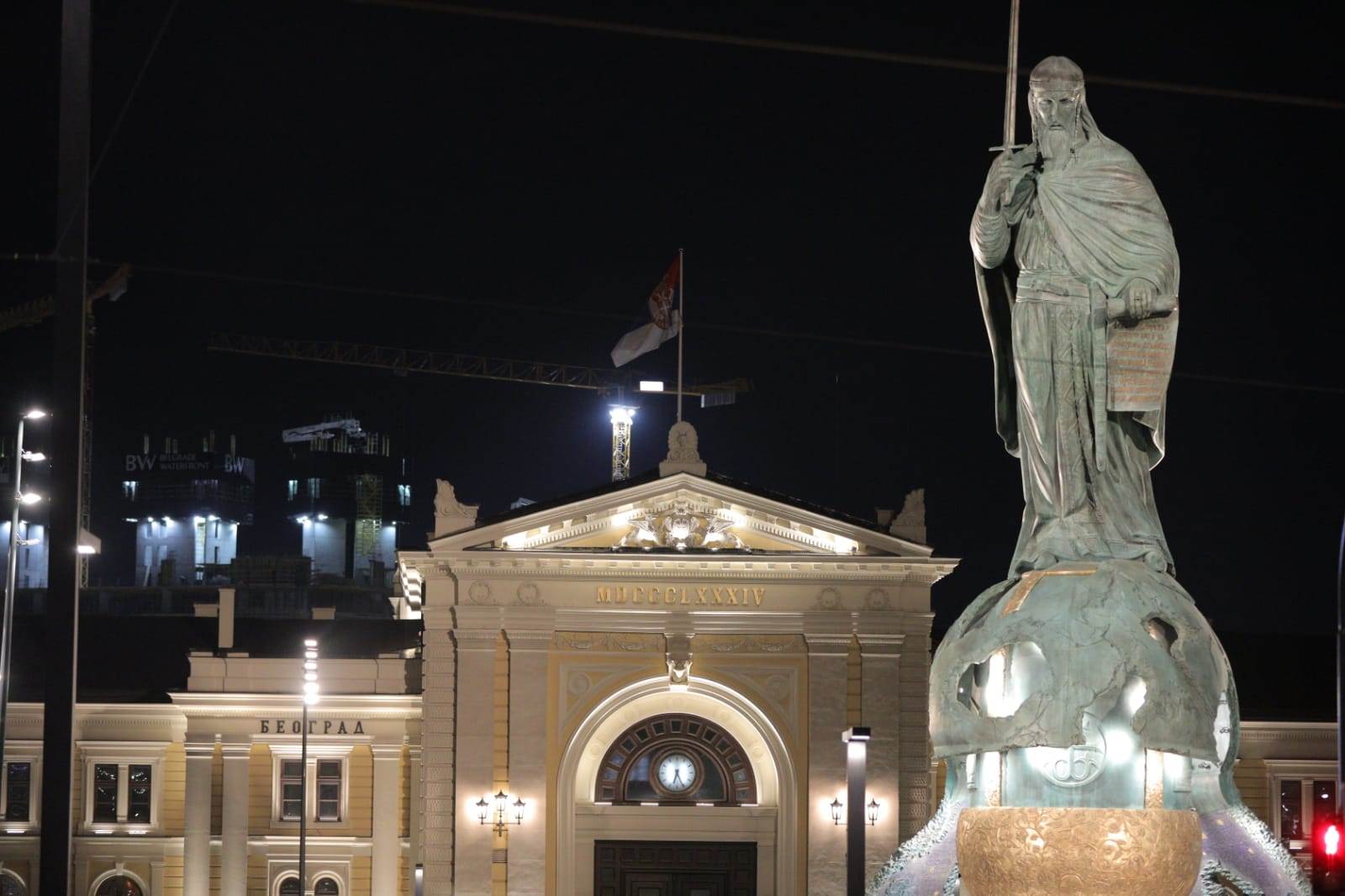 stefan nemanja spomenik otvaranje snimak