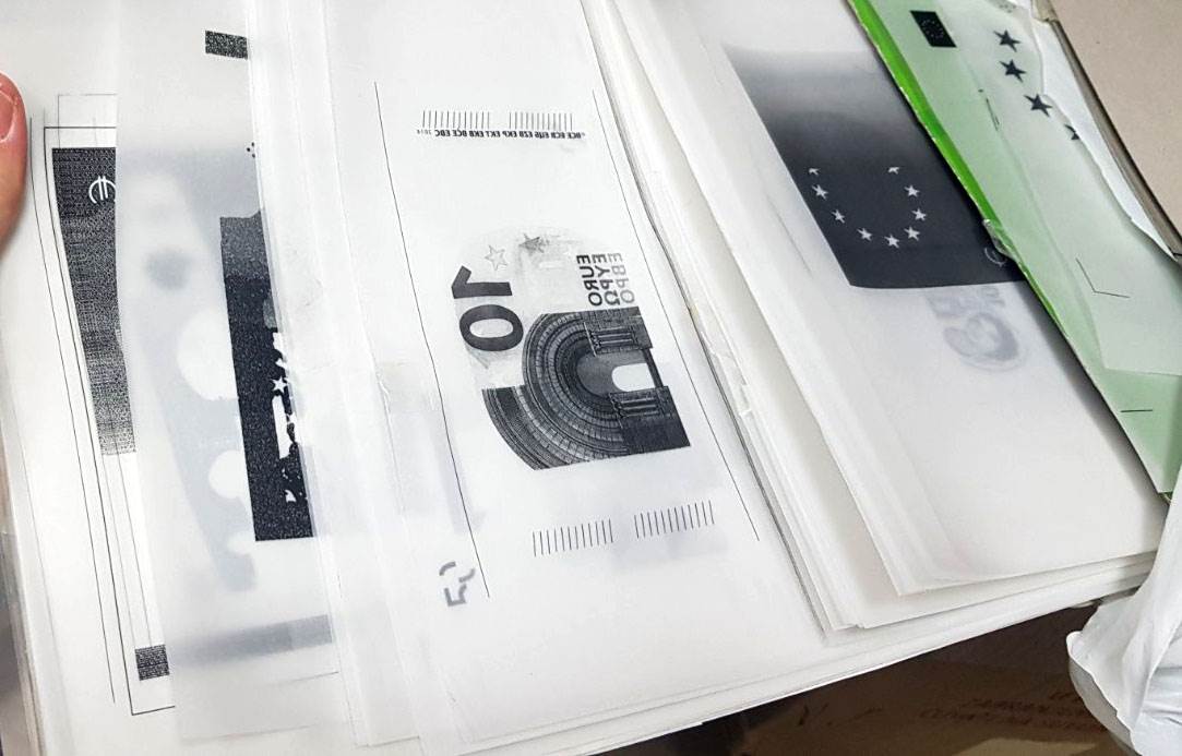 pancevo falsifikovanje novca evri kucna stamparija hapsenje foto