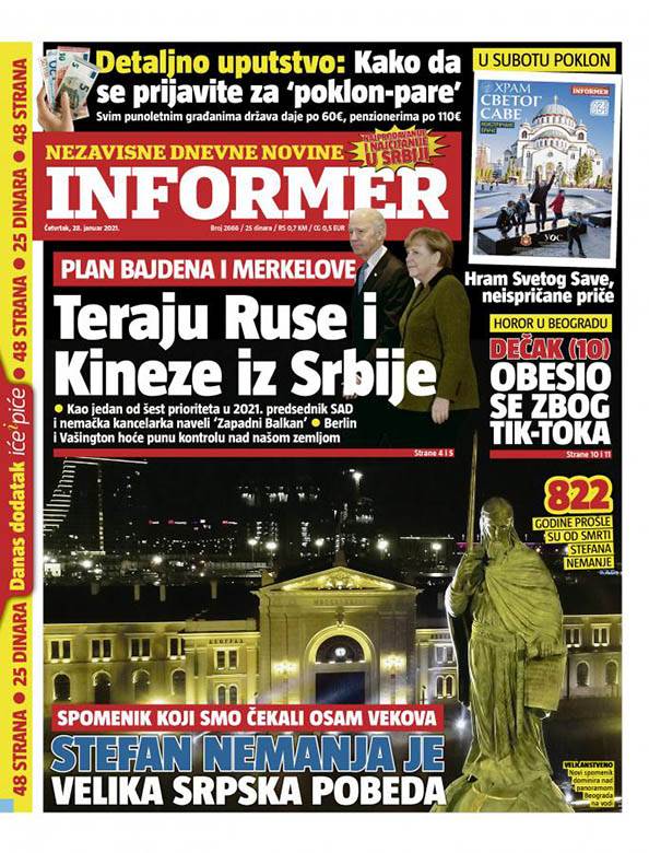 prelistavanje sutrasnje stampe 28 januar