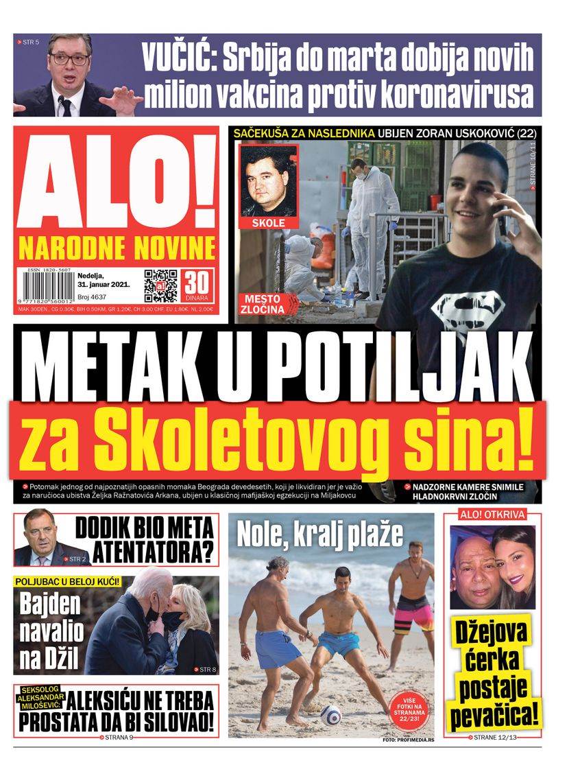 prelistavanje sutrasnje stampe 31. januar