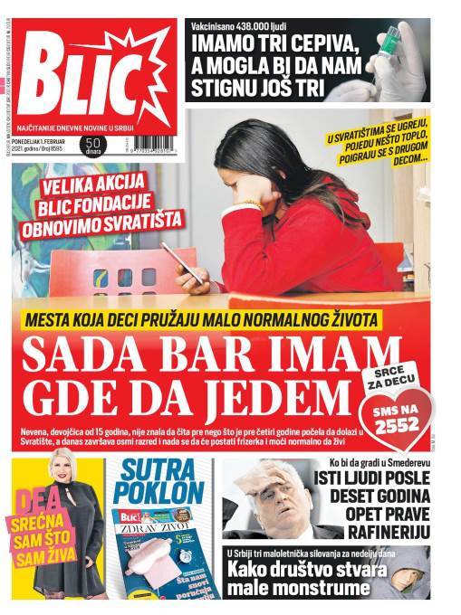 prelistavanje sutrasnje stampe 1. februar