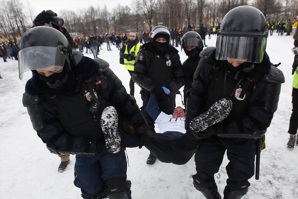 protesti rusija vladimir putin aleksej navaljni moskva fotografije