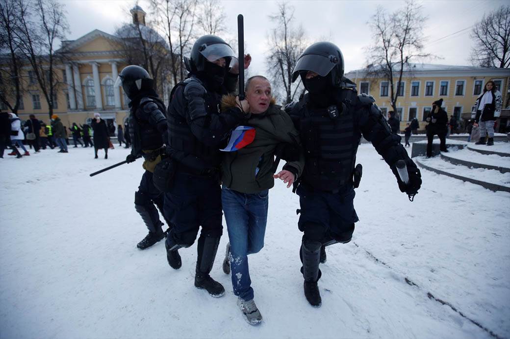 protesti rusija vladimir putin aleksej navaljni moskva fotografije