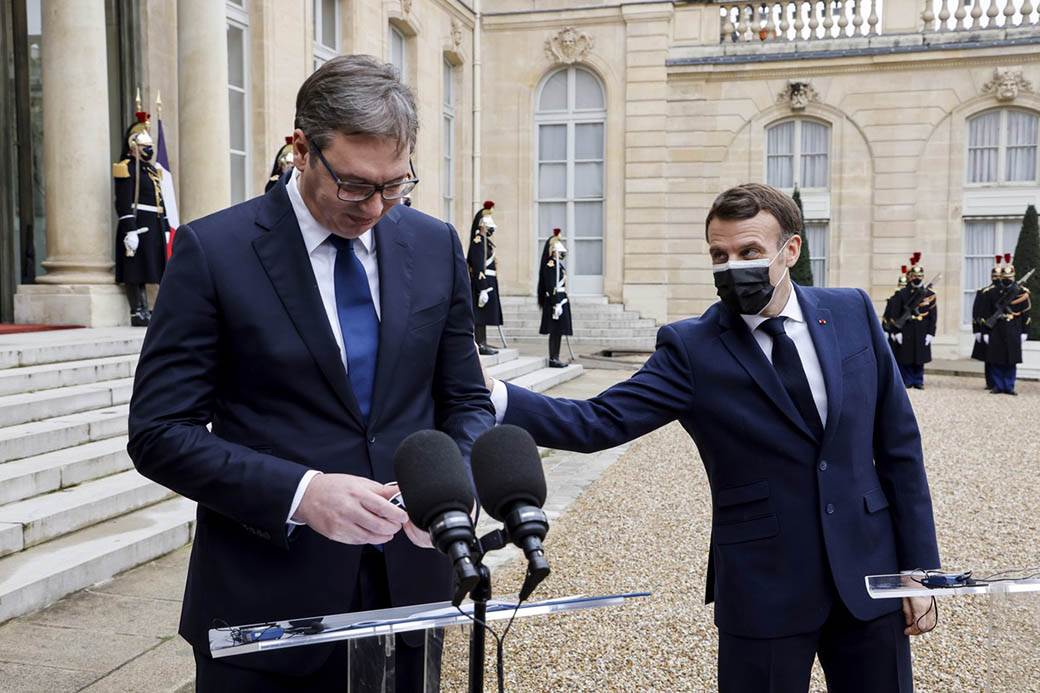 aleksandar vucic poseta francuskoj emanuel makron
