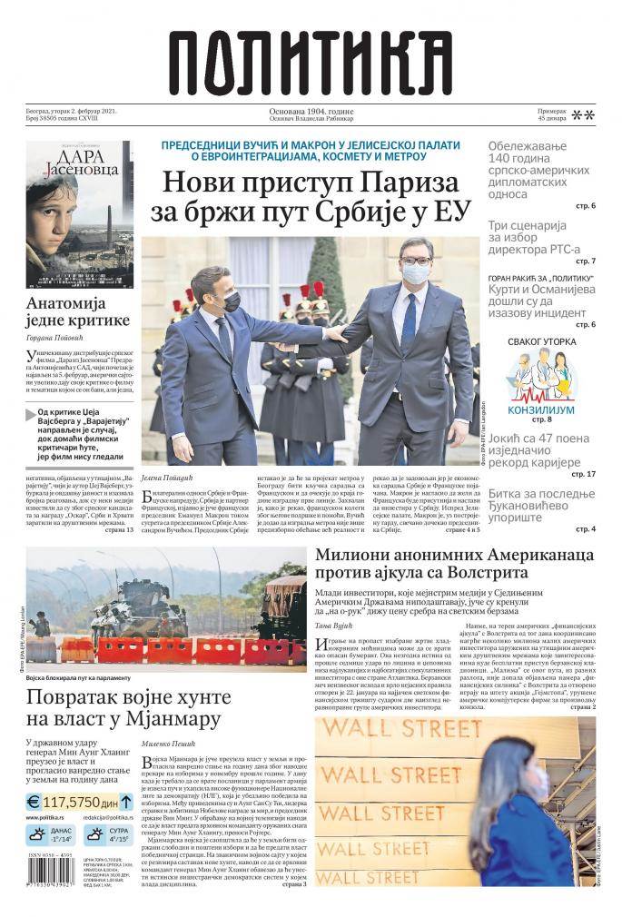 prelistavanje sutrasnje stampe 2 februar