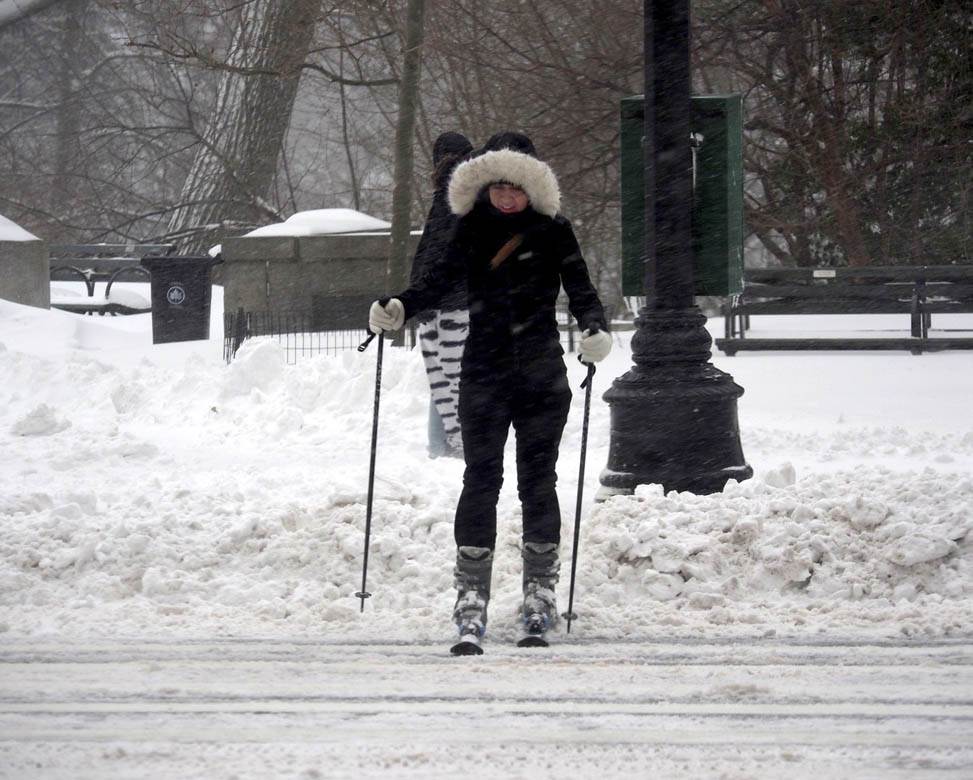 amerika zima sneg njujork nju dzerzi