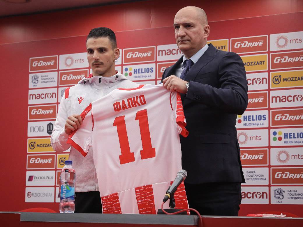 crvena zvezda filipo falko predstavljanje pojacanje transfer lece prelazni rok