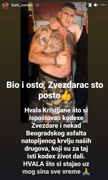 Osman Karić poruka Kristijanu Goluboviću